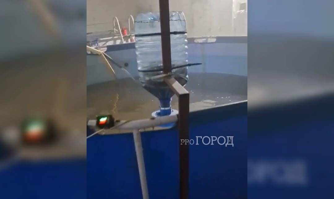 Скриншот видео, снятого жильцами дома в Ярославле. Источник: @progorod_76