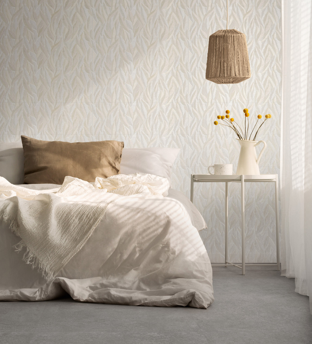 Керамогранит в интерьере от Marazzi Italy, коллекция Room Wall