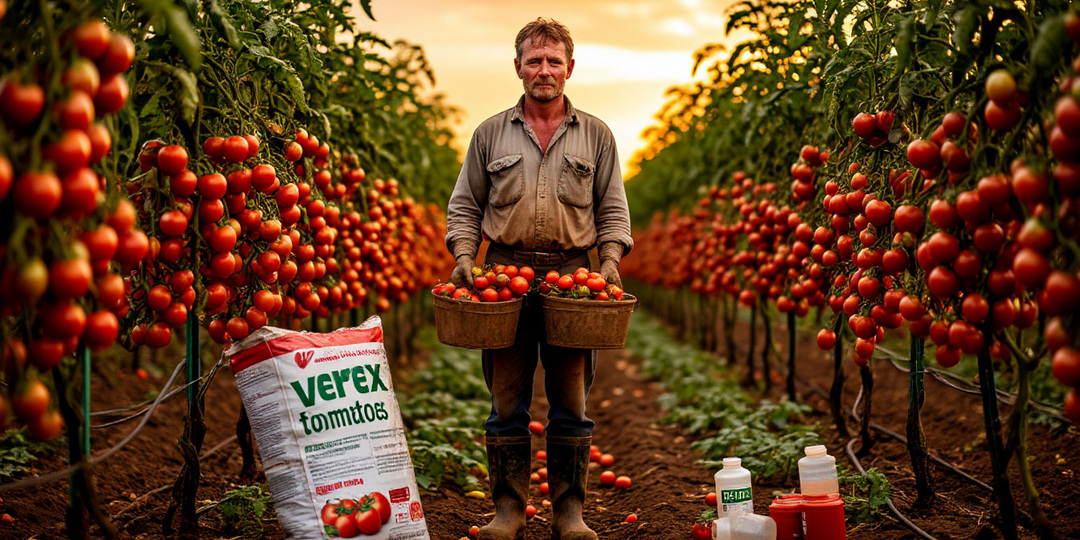 🍅 4 г янтарной кислоты — и томаты рвут плети от веса, урожай 10 кг с куста! Вершинная гниль исчезает (проверено на 30 кустах)