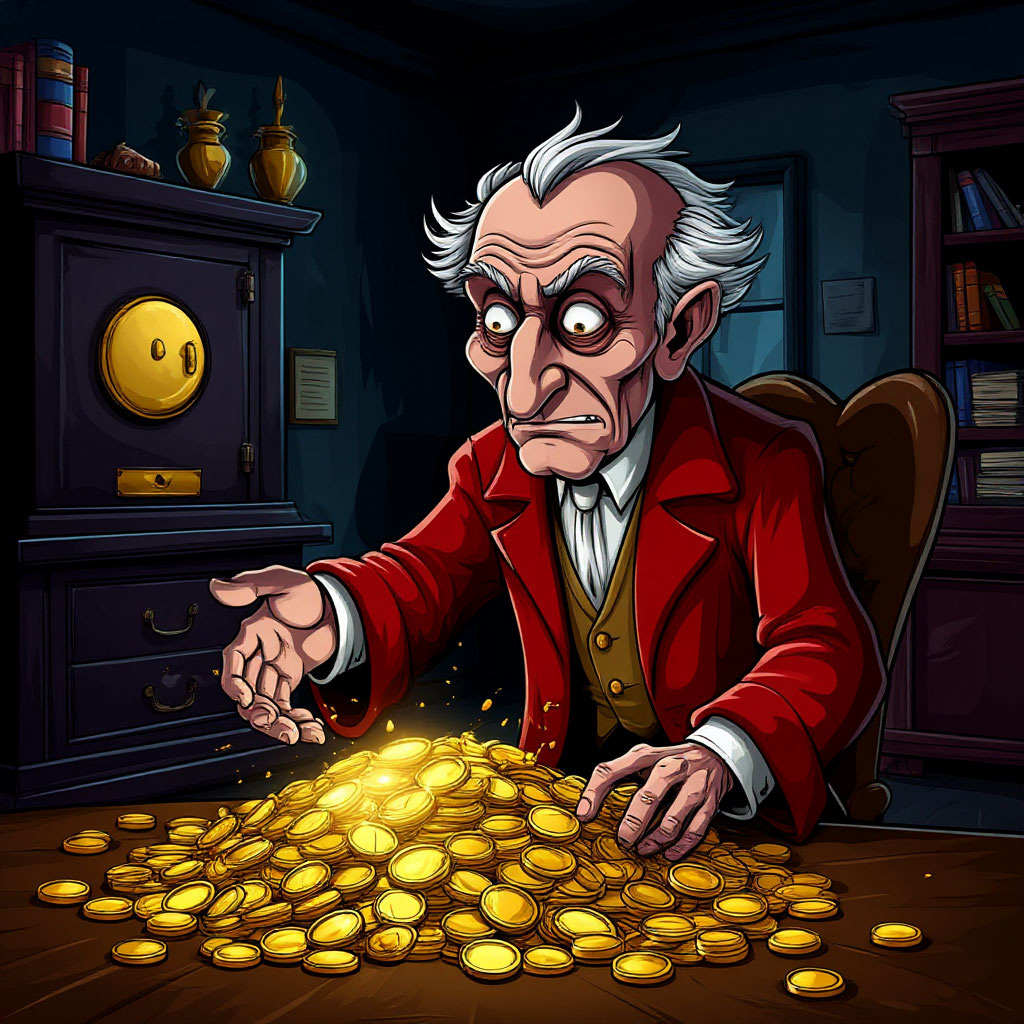 Скорпион любит деньги и скрывает свои доходы.