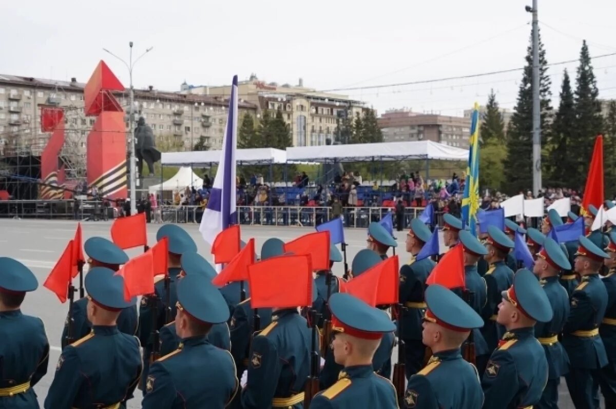    Более 140 мест отведены для ветеранов на Параде Победы в Новосибирске