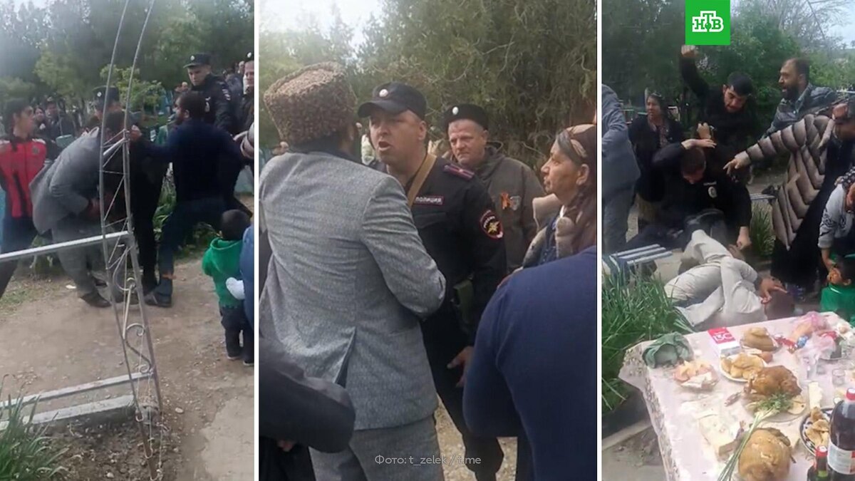   Поминки на кладбище в Ставропольском крае завершились дракой с полицией