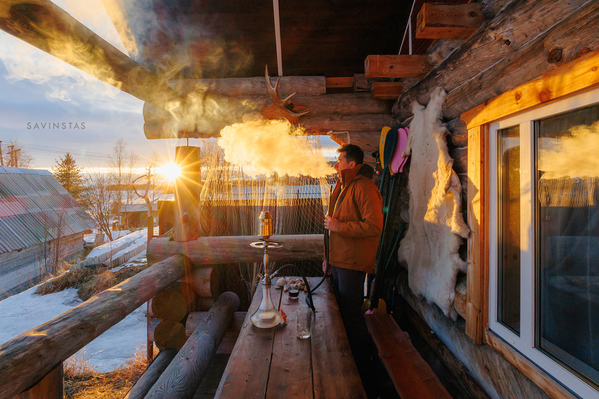 Пока что лучший кальян этого года. В кадре друг кайфует :)