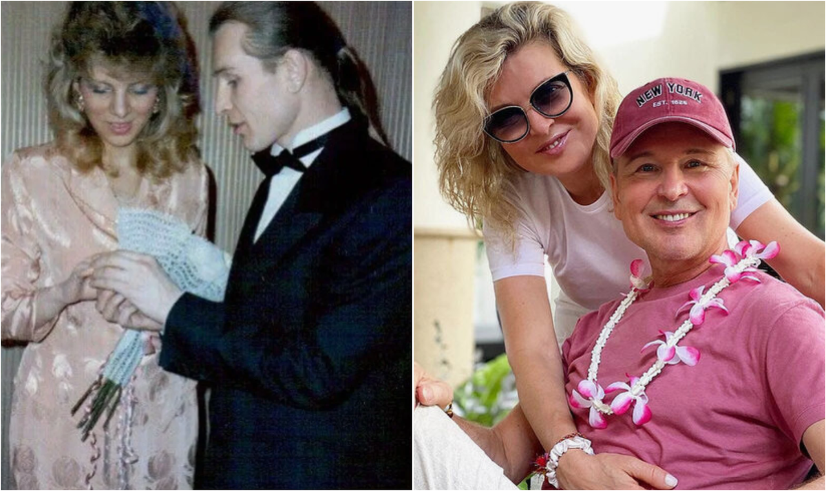 Малинины в день свадьбы и сейчас. Фото: Pinterest