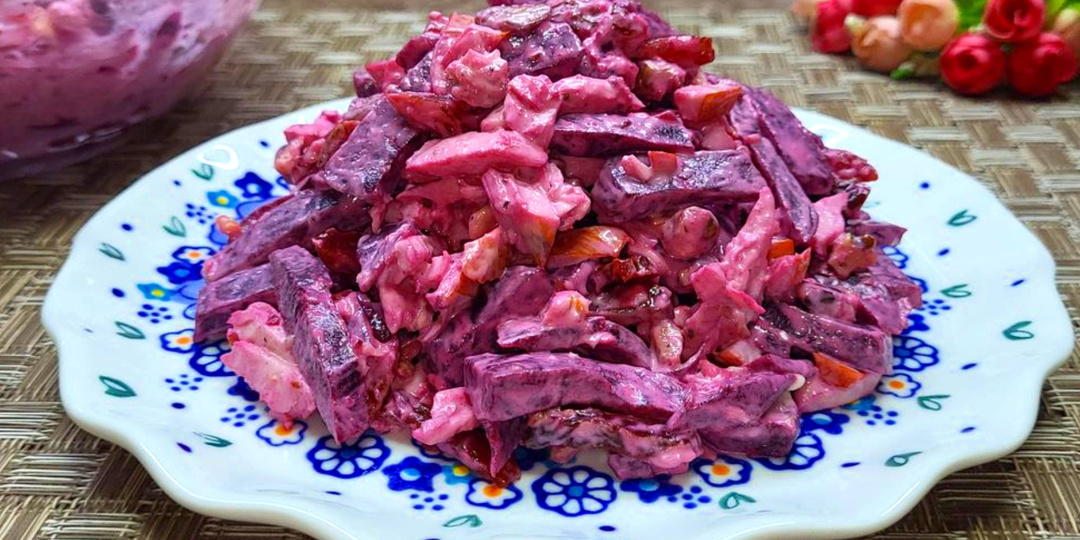 Съедят за минуту! Вкуснейший салат из свеклы за 5 минут. Простой и быстрый рецепт.