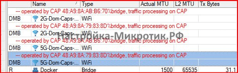 operated by CAP 48:A9:8A:AB:B6:70%bridge, traffic processing on CAP