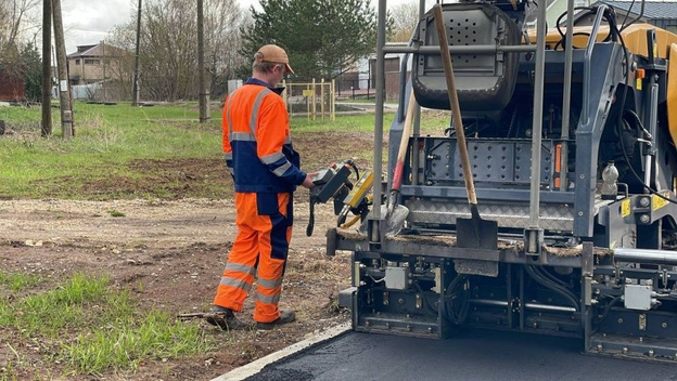    Тротуары на Луначарского преображаются