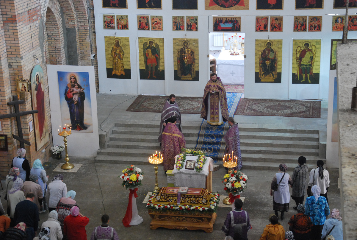 Перед крестным ходом