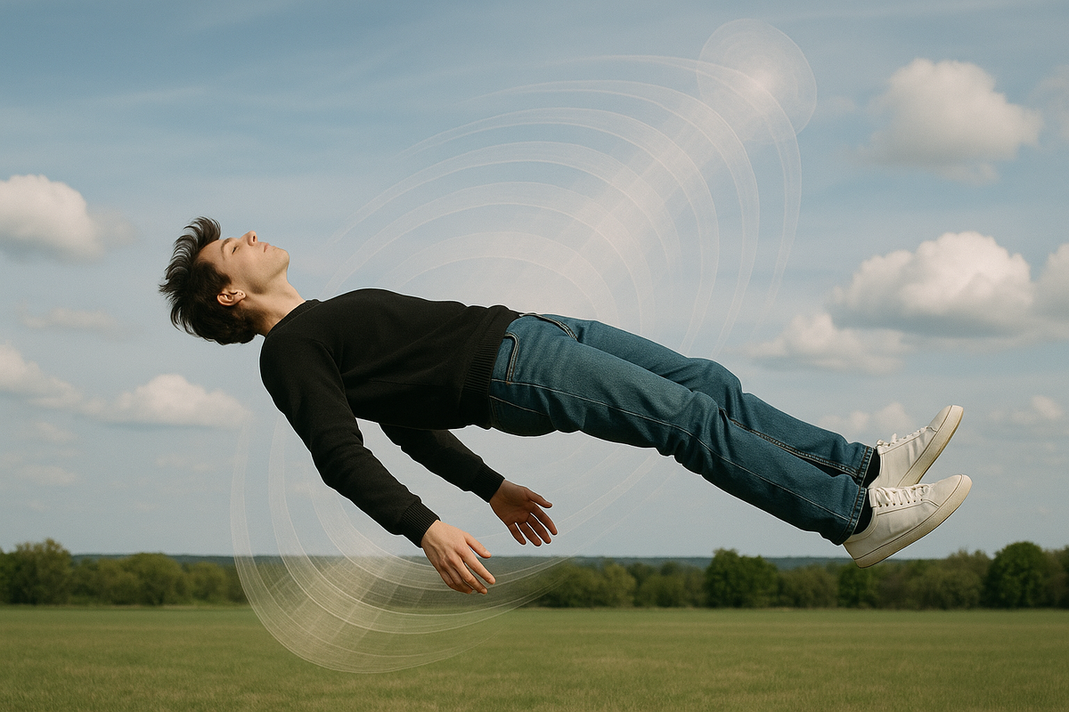 левитация может стать реальностью для подготовленного человека.