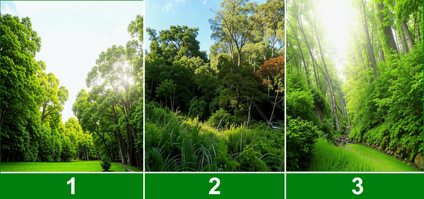 Выберите пейзаж