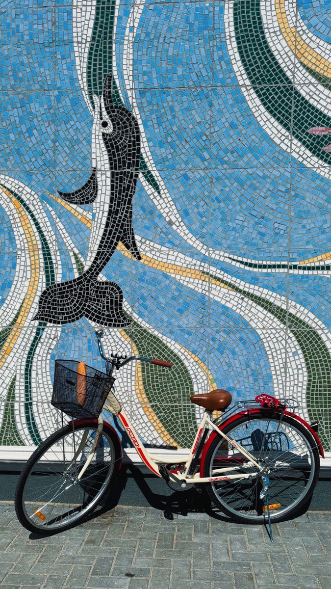 На фасаде здания в посёлке Заостровье, Калининградская область, была восстановлена советская мозаика. Участники движения "Наследие стен" привели объект в порядок. Если бы я не проехала лишние пять минут, то так и не узнала бы о этой скрытой красоте.