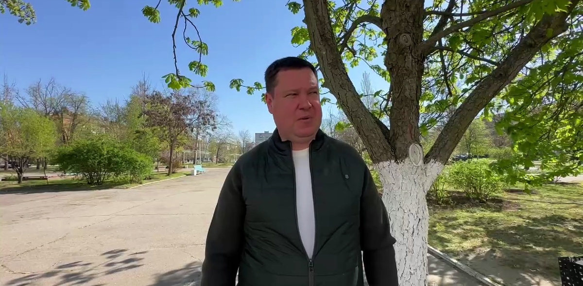 Фото: кадр из видео официального телеграм-канала главы Новой Каховки Виталия Гуры