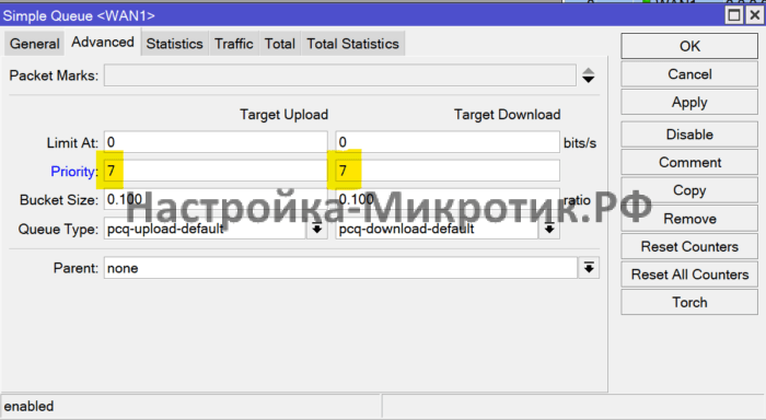Queue Simple и Tree
Priority