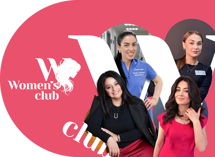 На фото врач-гинеколог Берая А.Э., врач-нейроуролог Светикова Ю.А., врач-гинеколог Мамиконян И.О., врач-эндокринолог Гагиева М.В.