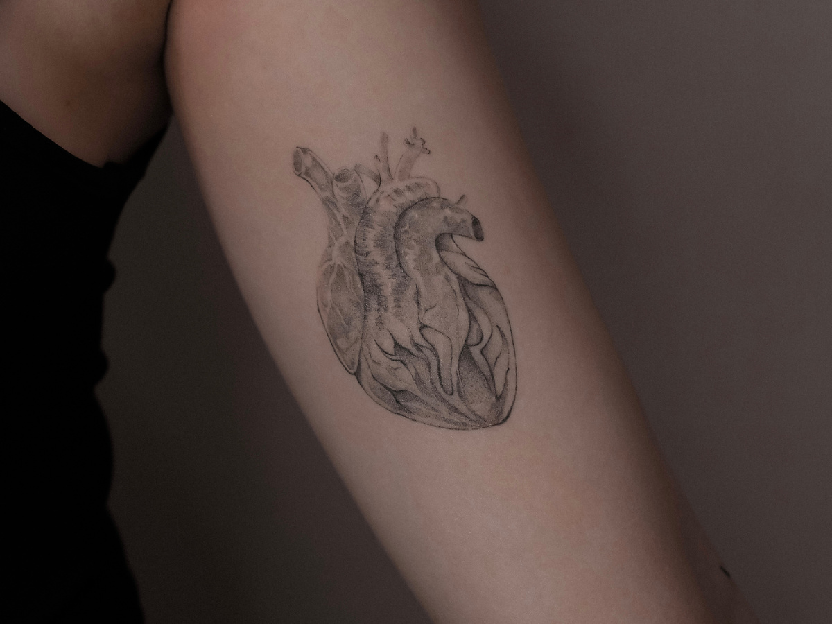 Эта и следующие татуировки - зажившие, сделанные в студии KOKOSSTUDIO