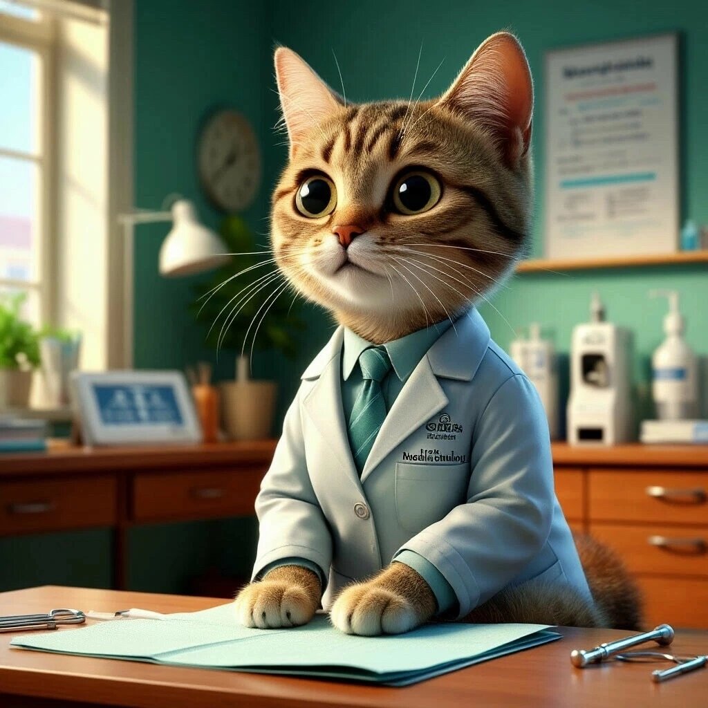 Но я - котик и я стараюсь, хоть у меня лапки