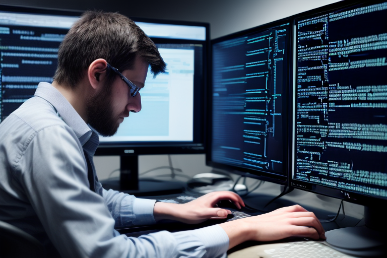 Фото программиста кибербезопасности
