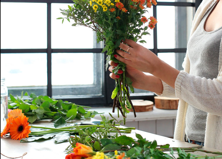 Работа флориста