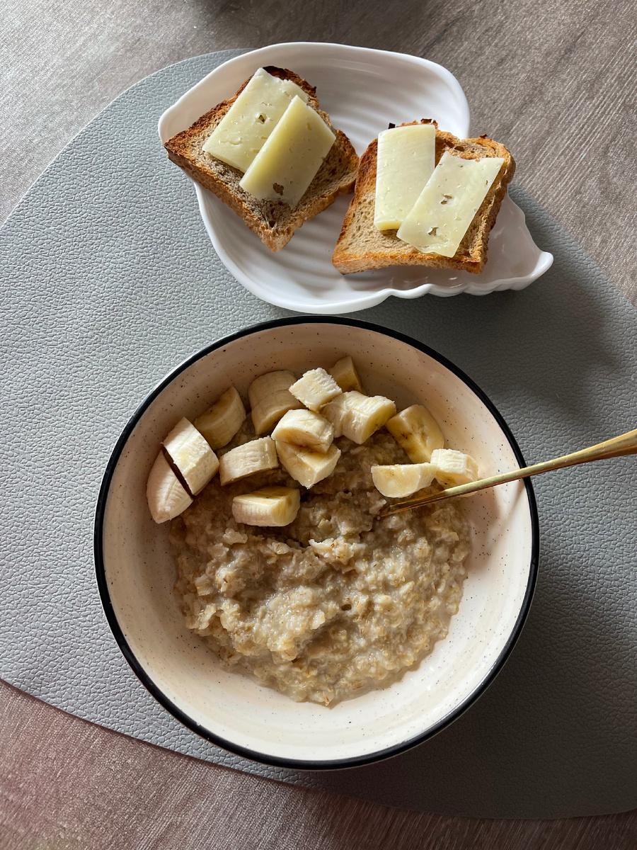 Завтрак. Фото автора. 