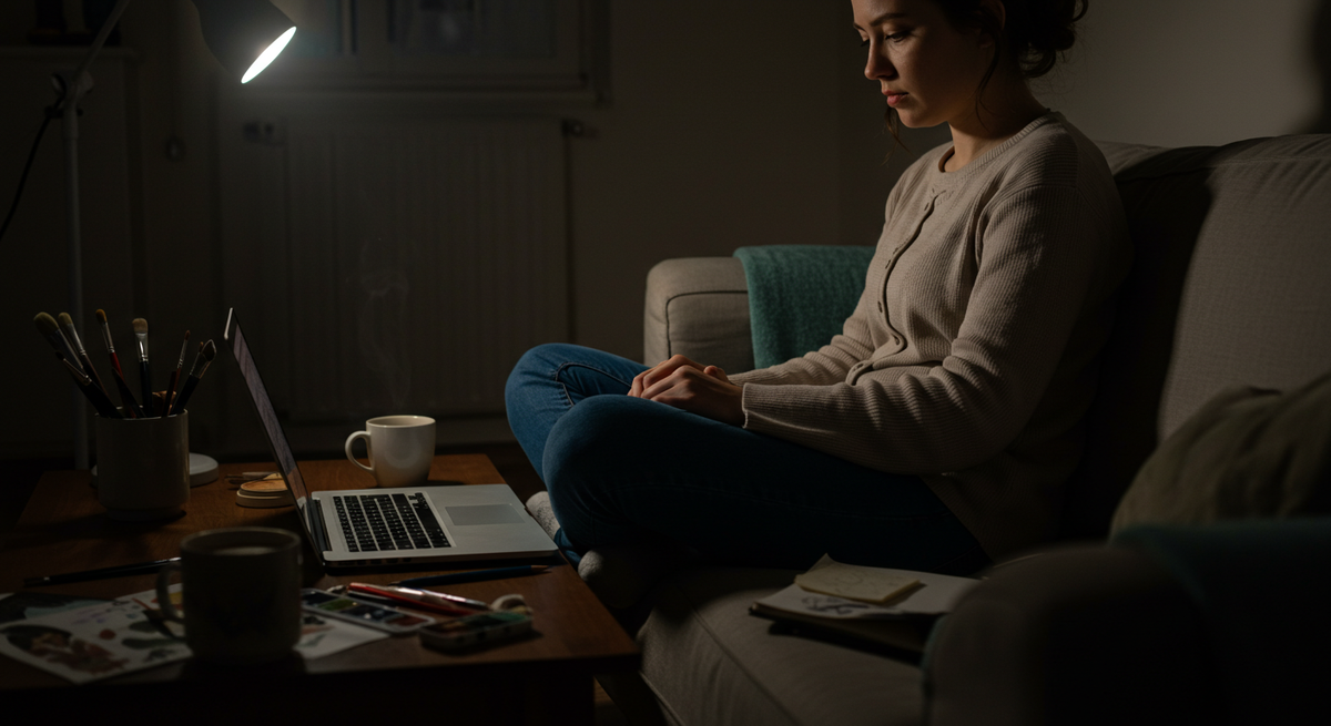 После 15-летнего перерыва я сказала себе - начни, напиши хоть что-нибудь, и начала