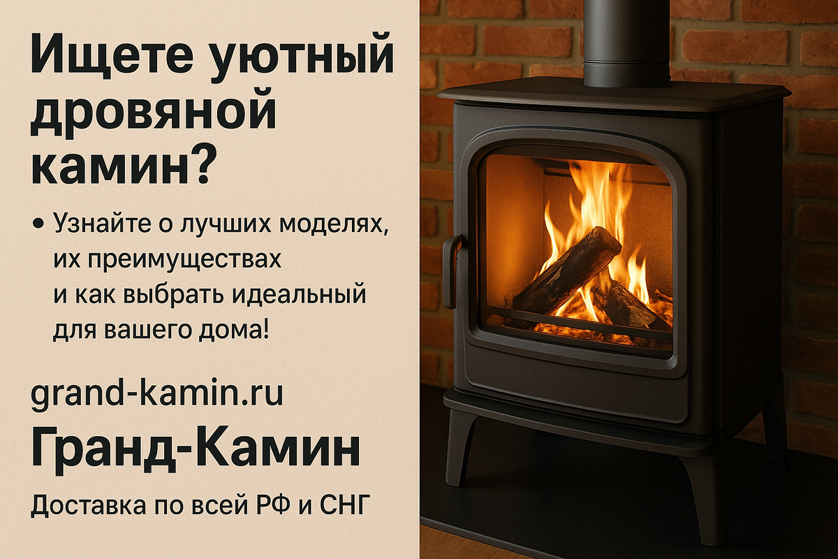    Как выбрать идеальный дровяной камин для уюта и экономии: секреты успешного выбора и монтажа Kamin