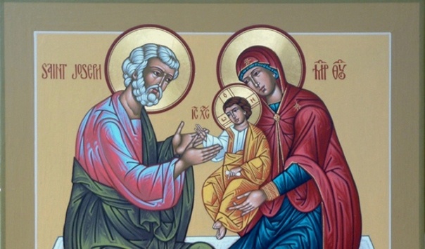 Святой Иосиф Обручник, Пресвятая Богородица и младенец Иисус Христос