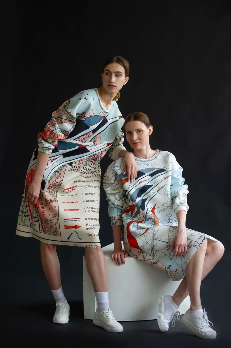    Память о победе вдохновила модную коллекцию.предоставлено Еленой Бадмаевой