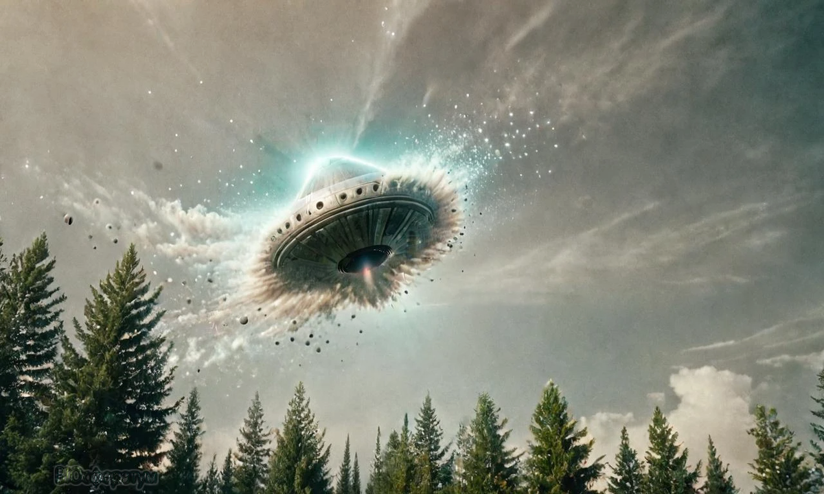 В небе творилось нечто невообразимое.