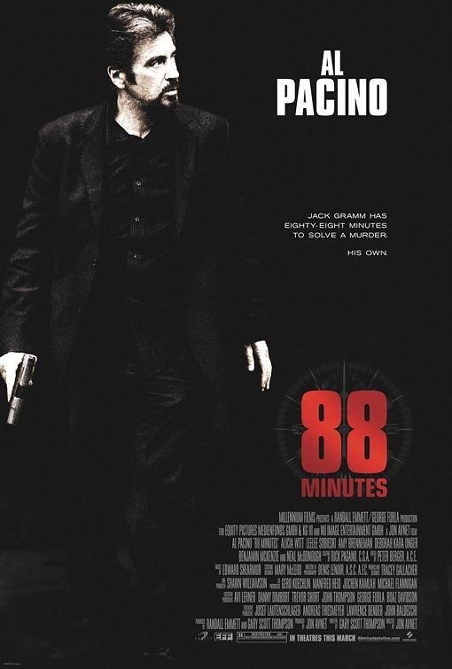 вариант постера к фильму "88 Минут" (2006), режиссёр Джон Эвнет