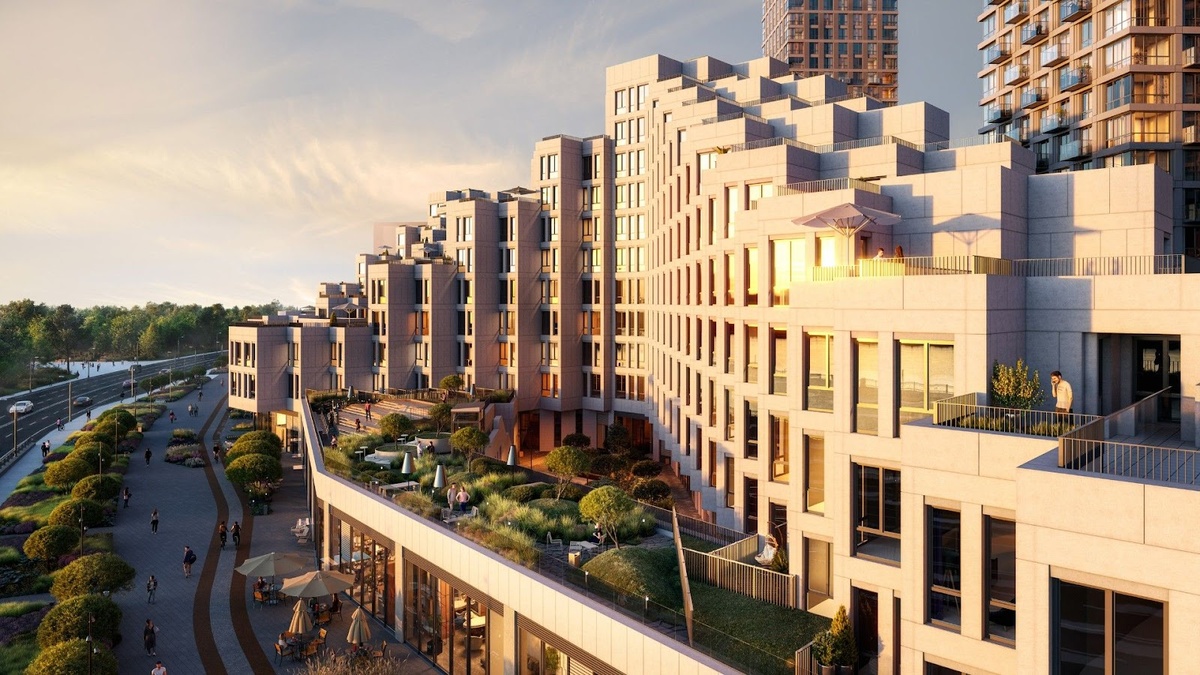 Условия рассрочки: фиксированный ежемесячный платеж от 50 тысяч рублей независимо от площади квартиры.
