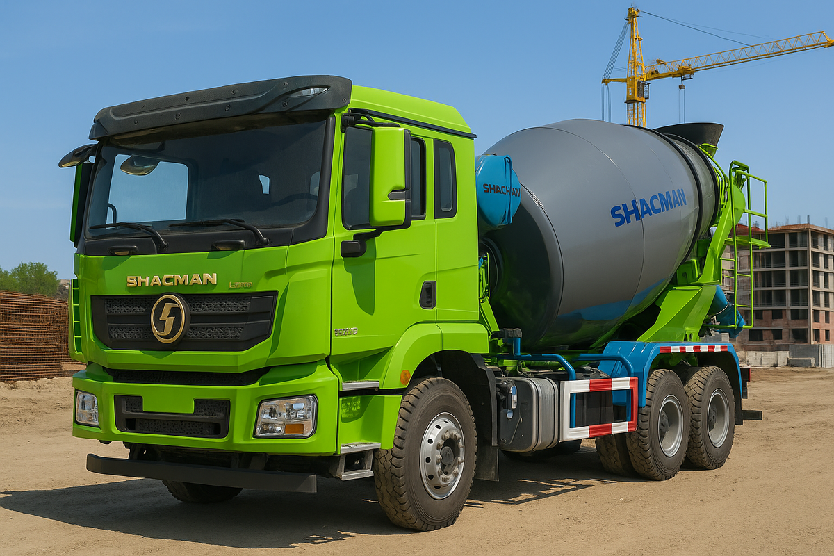 SHACMAN L3000 8x4 автобетоносмеситель
