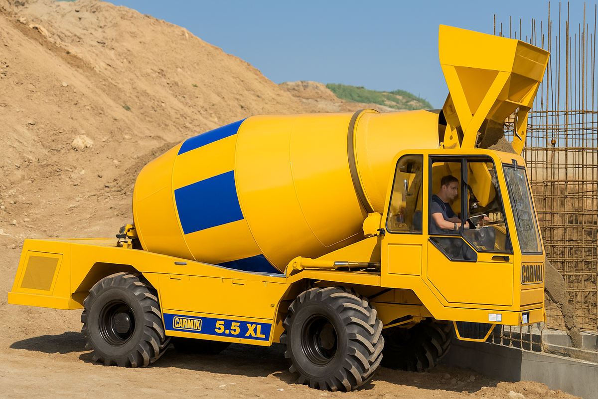 CARMIX 5.5 XL в работе