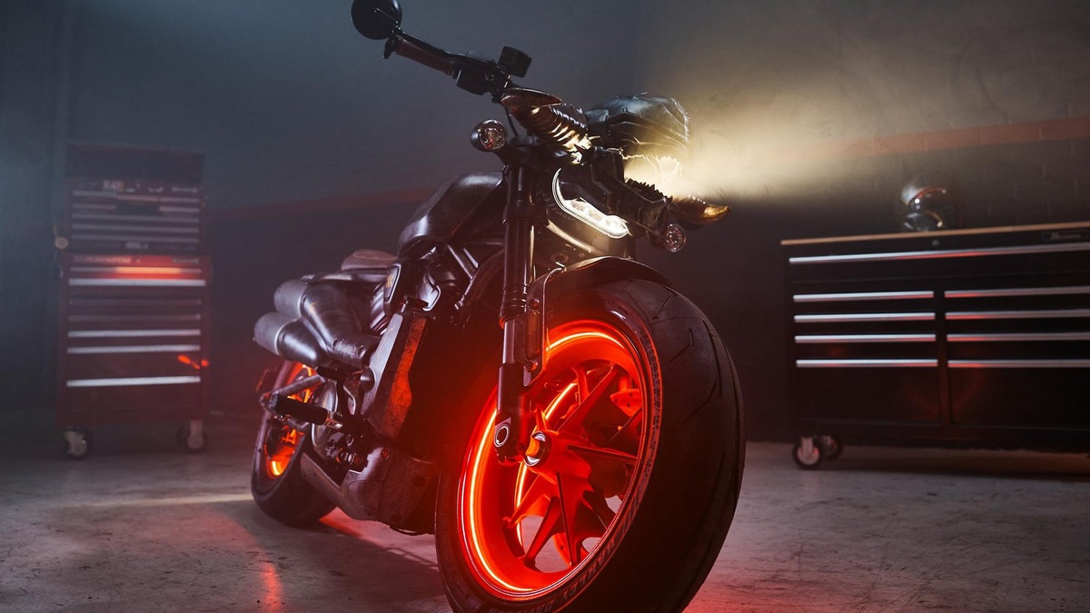    Мотоцикл в стиле DOOM: The Dark Ages