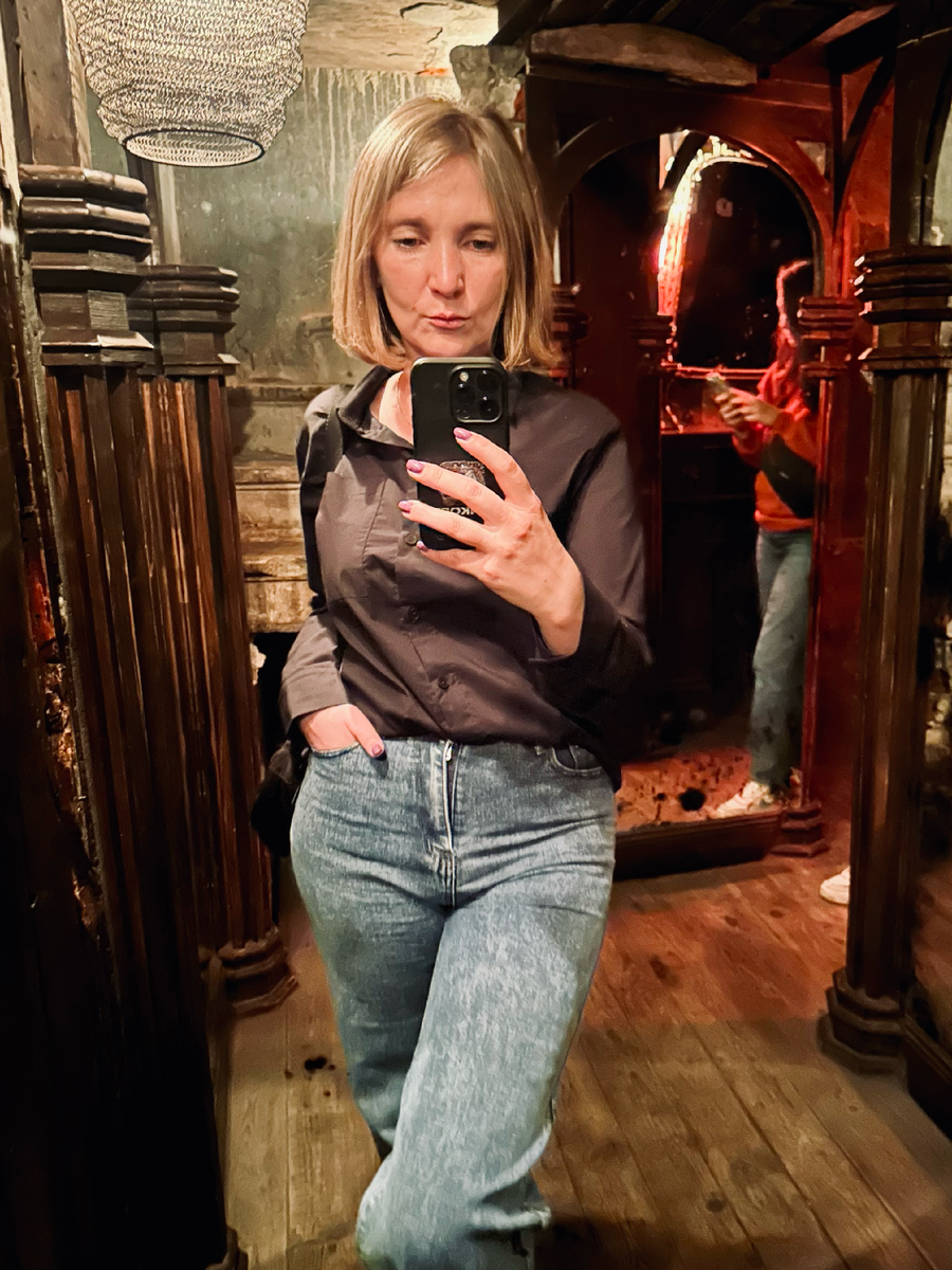 Селфи в одном из зеркал подземелья.