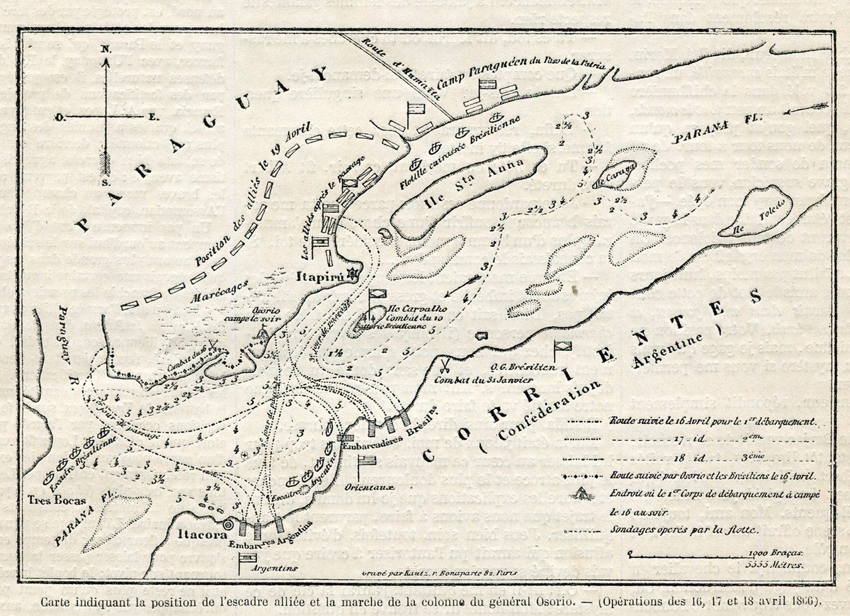 Боевые действия 16-19 апреля 1866 г.