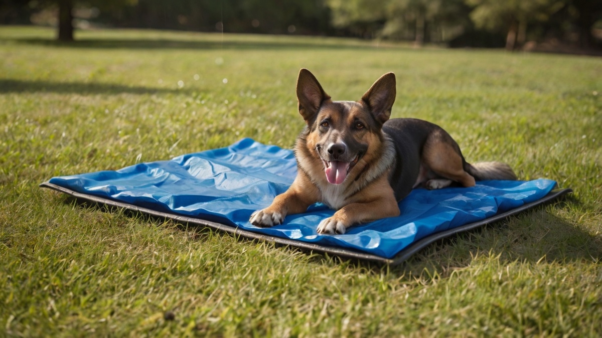 Используйте охлаждающие коврики, чтобы помочь собаке поддерживать нормальную температуру тела