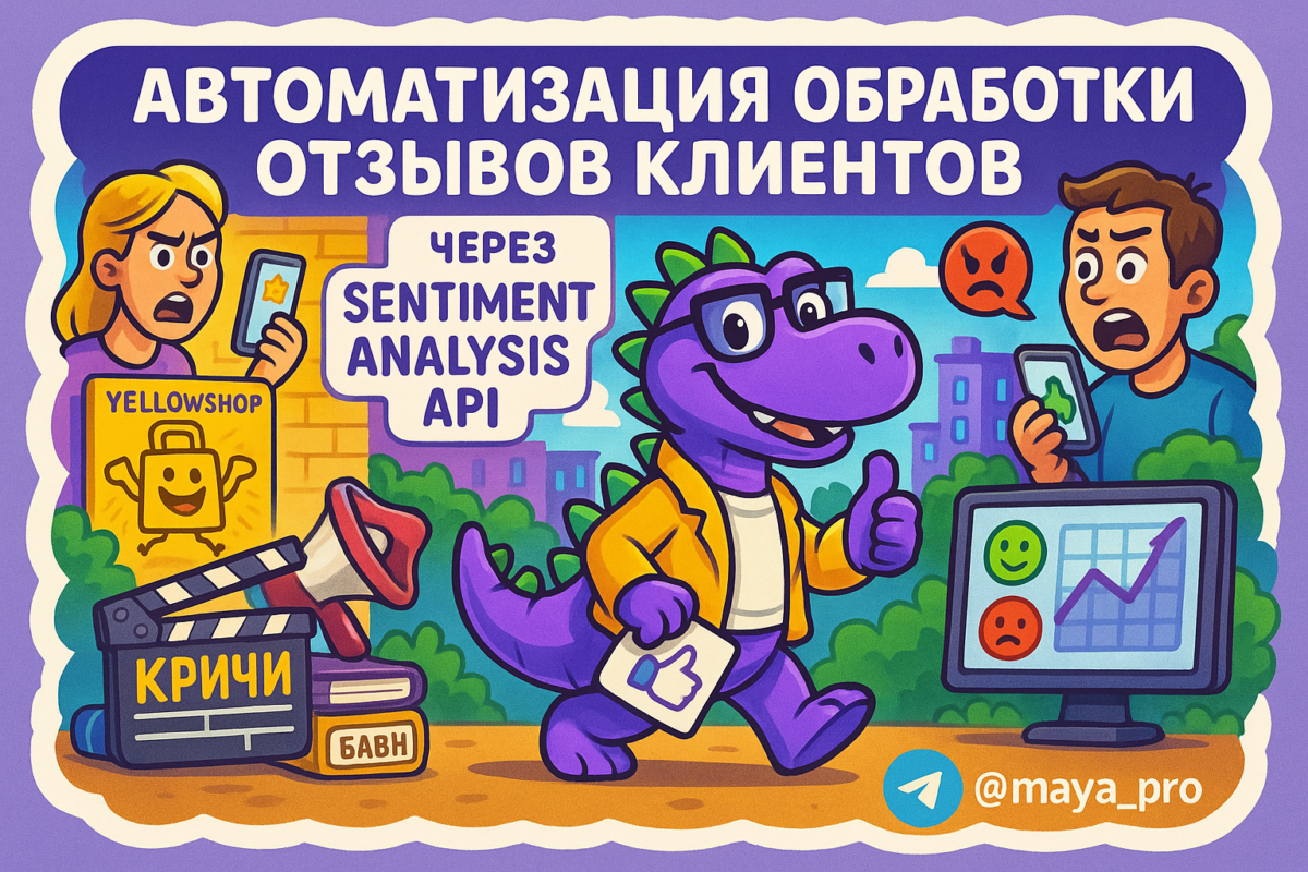    Автоматизация отзывов: как Make.com и Sentiment Analysis API перевернут ваш бизнес, чтобы клиенты замерли от восторга Артур Хорошев