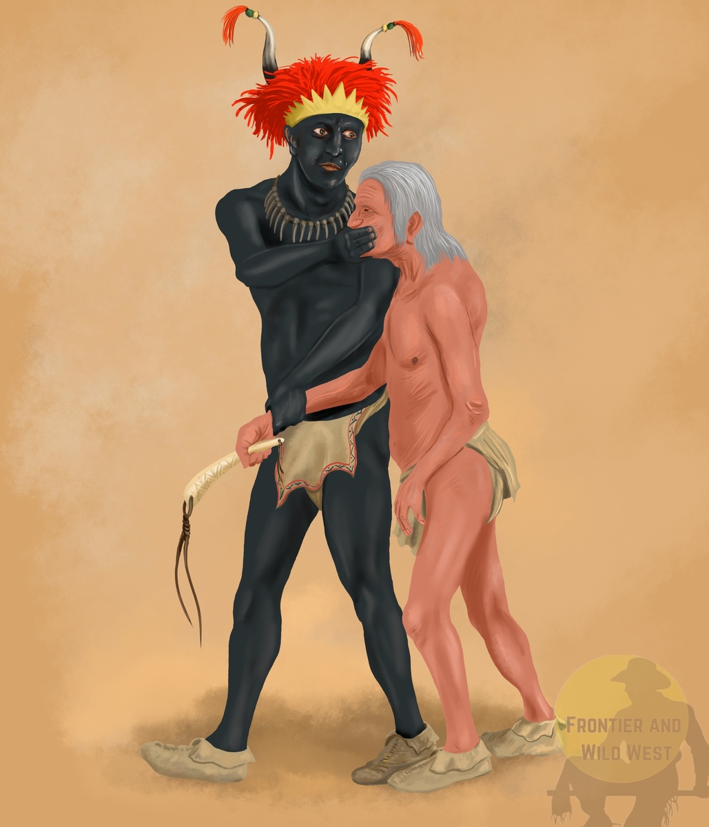 Молодой вождь Иотан и заслуженный ветеран Маленький Солдат