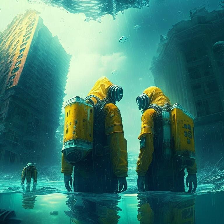 Так может выглядеть мир, если климат выйдет из-под контроля. Создано ИИ