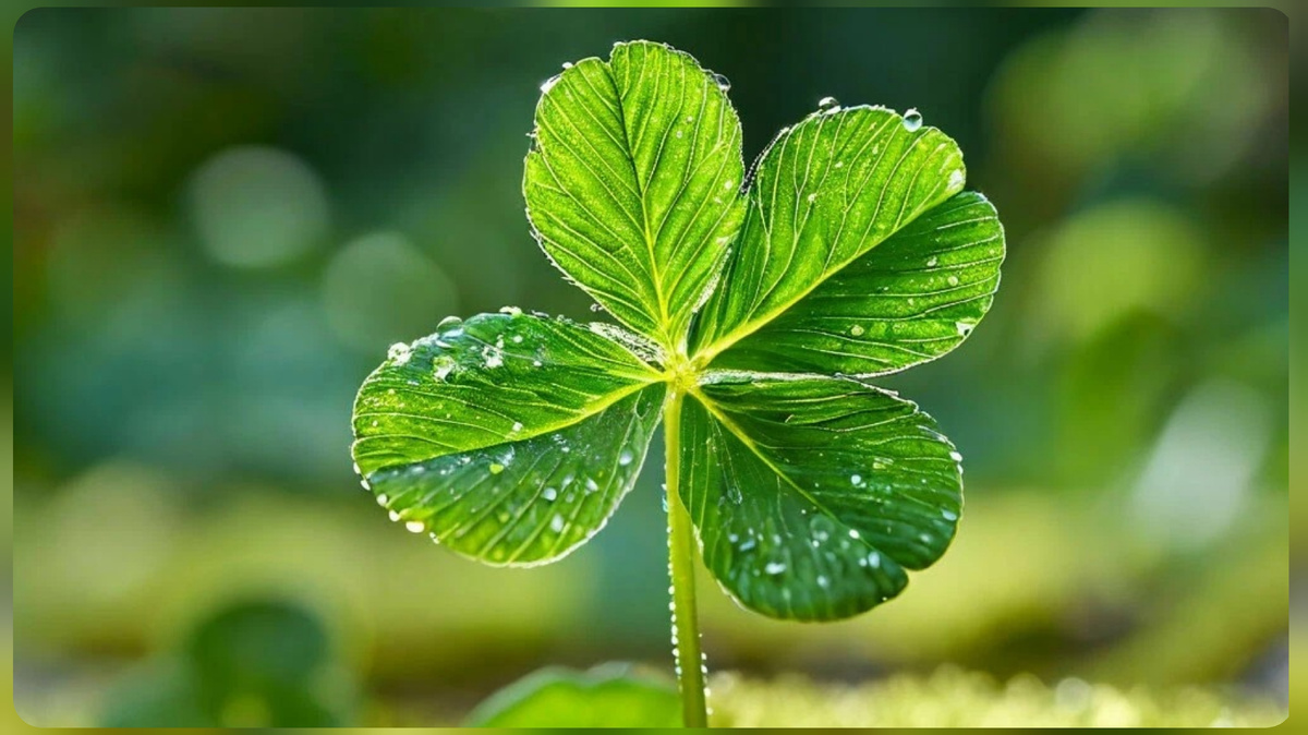 Четырёхлистный клевер.