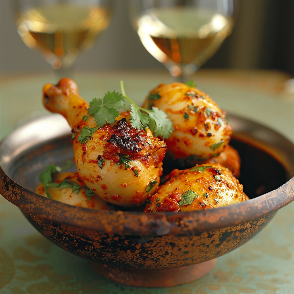 Pullus fusilis — курица по-древнеримски. Томлёная в вине, с гарумом, кориандром и уксусом, она раскрывается сложными, но гармоничными вкусами античной кухни. Как готовить: Разрежьте курицу на части. Обжарьте до золотистой корочки. Влейте белое вино, добавьте уксус, гарум (или анчоусную пасту с соевым соусом), измельчённый кориандр, лавровый лист и немного сельдерея. Томите на медленном огне под крышкой около часа. Подавайте с плоским хлебом или тушёной чечевицей — как это делали в древнем Риме.