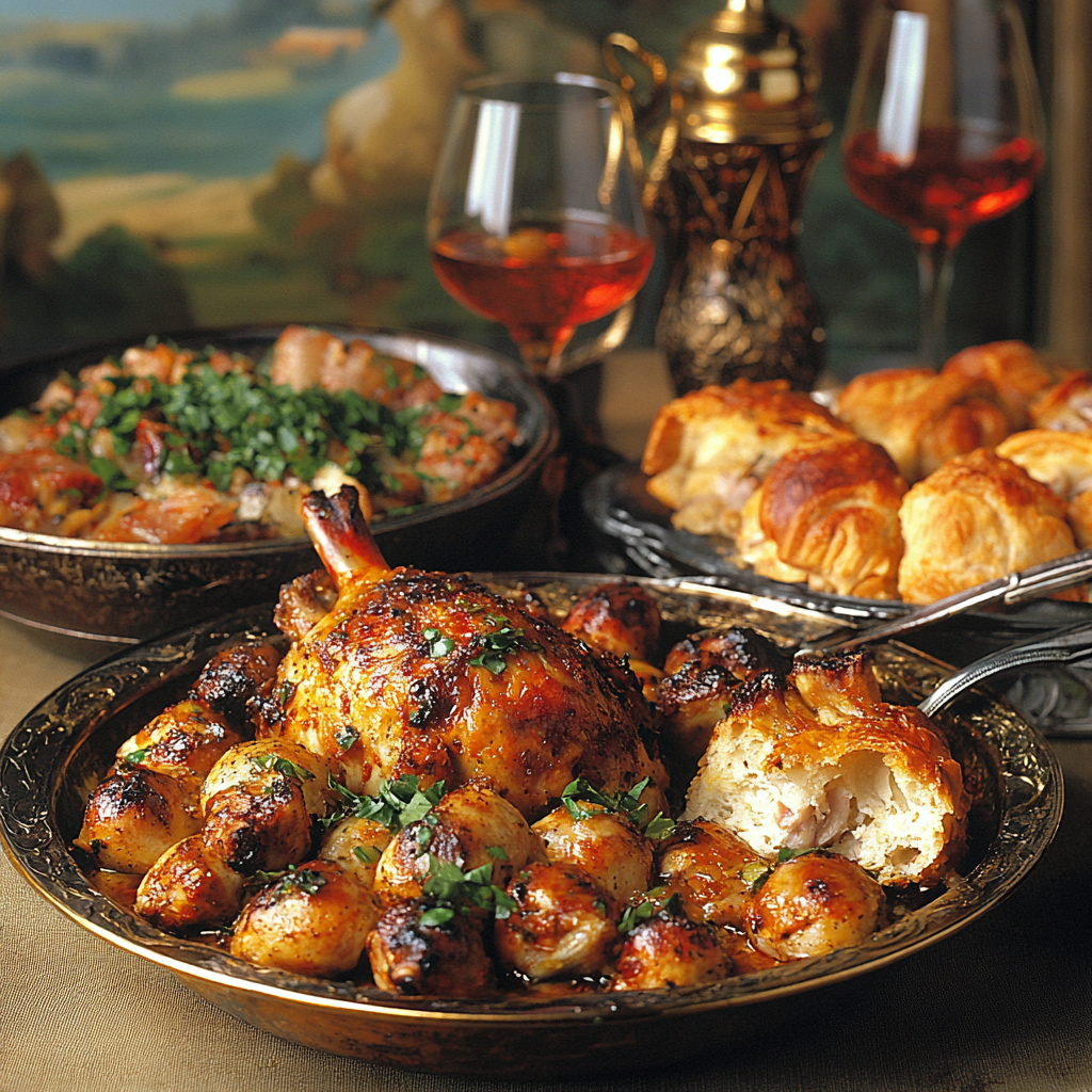 Жаркое — сытное блюдо с глубокой историей: мясо и овощи томятся в собственном соку, впитывая ароматы друг друга. Родом из крестьянской кухни, оно требует минимума усилий, но даёт максимум вкуса. Это — еда, которая греет. Как приготовить: Обжарьте говядину, добавьте крупно нарезанные овощи — морковь, лук, пастернак, влей немного вина и бульона, приправьте лавомр, тимьяном, перцем и томите 3 часа под крышкой. Подавай горячим!