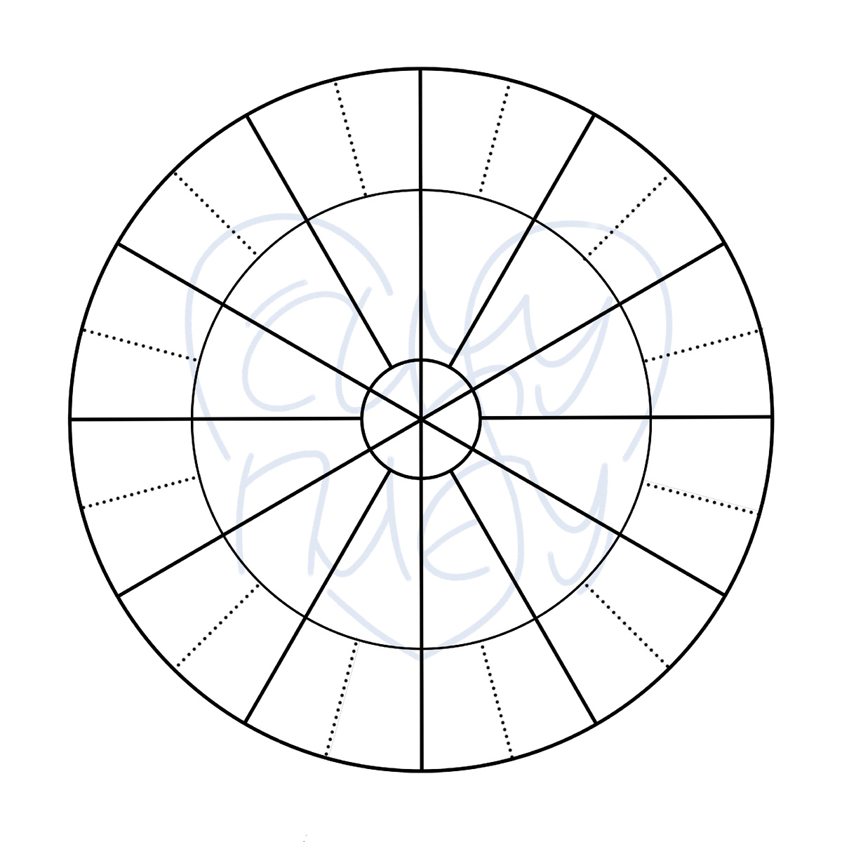 Круг на 6/12/24 стойки