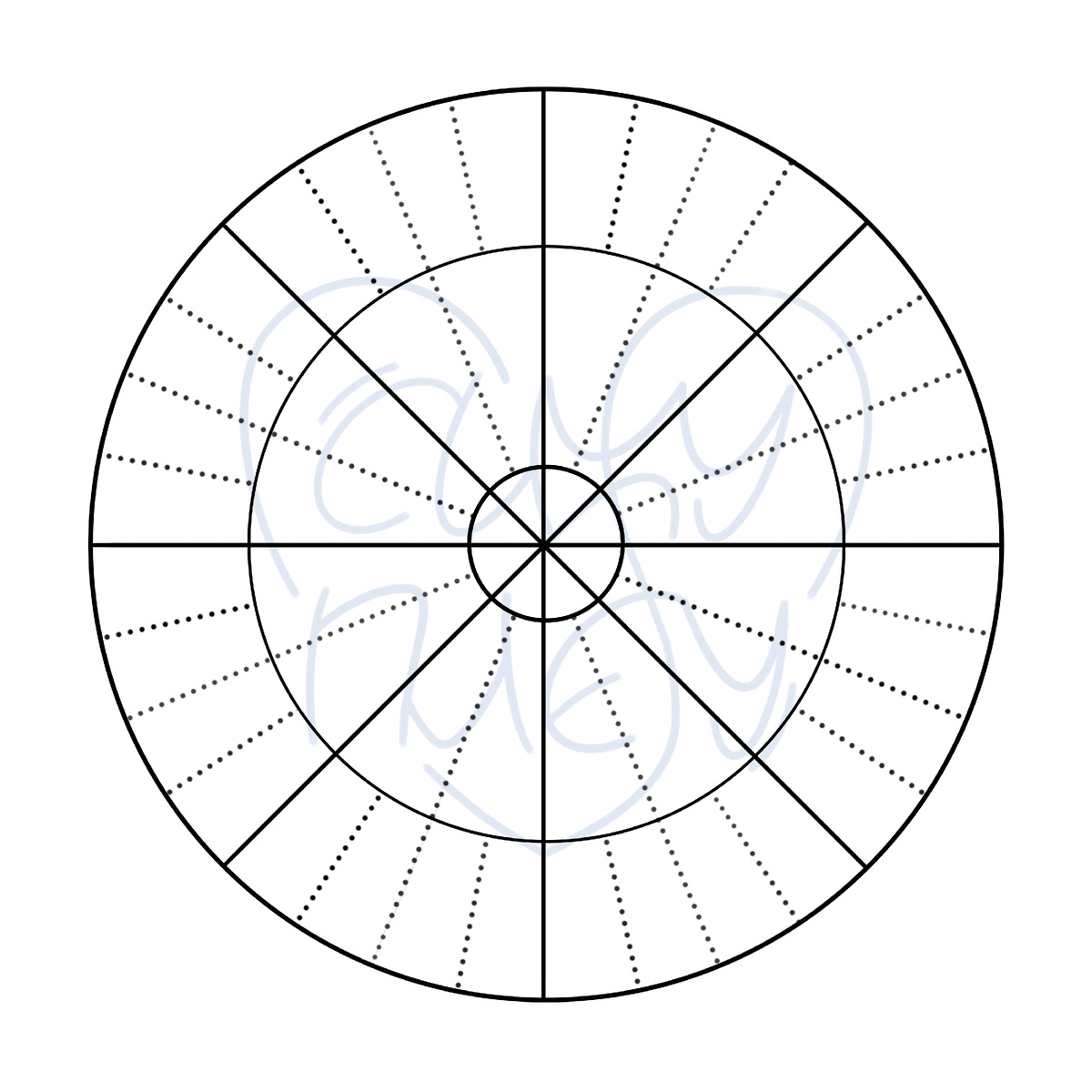 Круг на 4/8/16/32 стойки