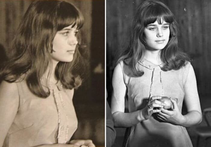  Ирина Алферова в юности 