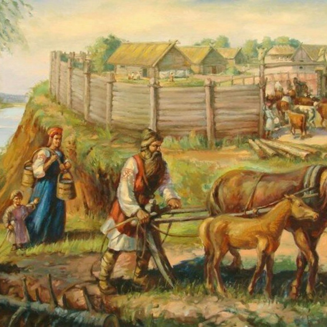 Славянские колонисты в Карелии.