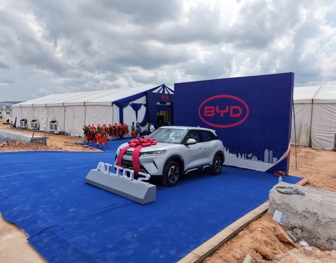 Новый автозавод BYD в Сиануквиле, Камбоджа