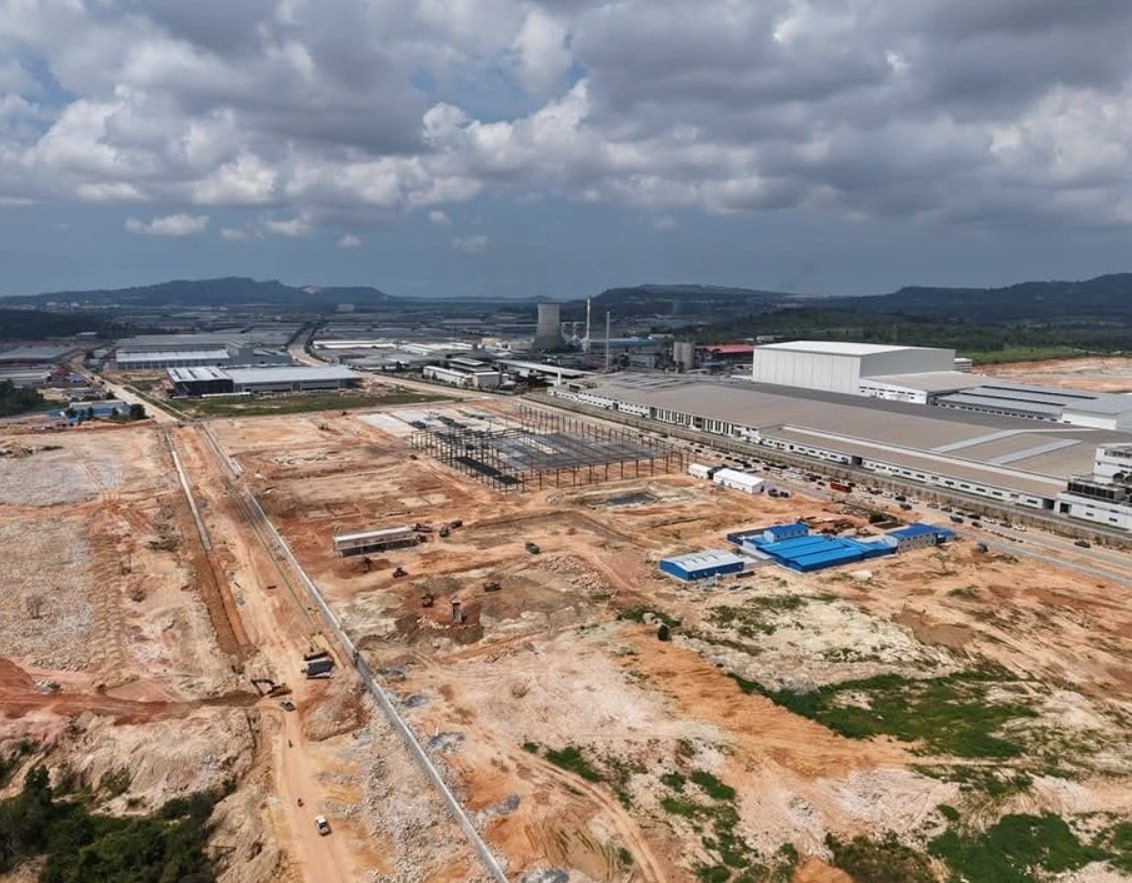 Площадка для нового автозавода BYD в Сиануквиле, Камбоджа