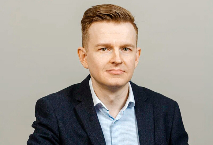    Артем Иванов рассказал об особенностях рынка ЦФА. Фото предоставлено спикером