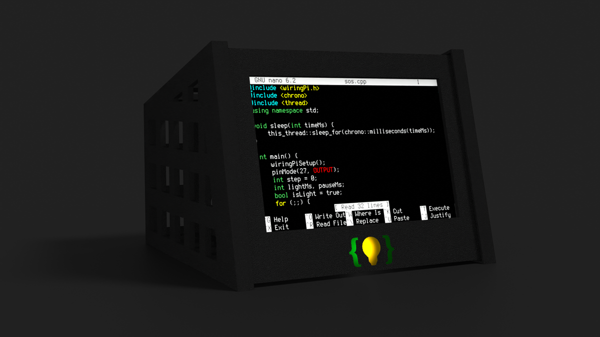 Микрокомпьютер "яГрушко" (3D-рендер)